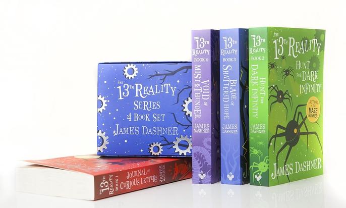 The 13th Reality Complete 4 Books Collection Box Set by James Dashner Fantasy Adventure Series for Children Young Readers Middle Grade Fiction Stories