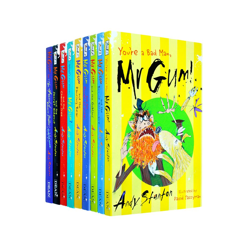 Mr Gum Humour Collection 9 Book Set by Andy Stanton: Hilarious Children's Stories, Fun-Filled Adventures, Mr Gum Series, Top Kids' Books
