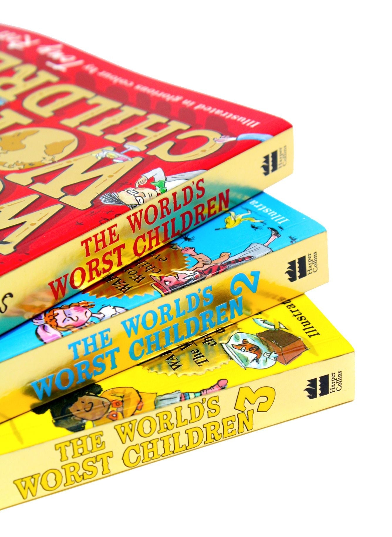 David Walliams World's Worst Children 3 Books Box Set Collection - Hilarious & Wacky Tales for Kids - Must-Have Humorous Book Collection