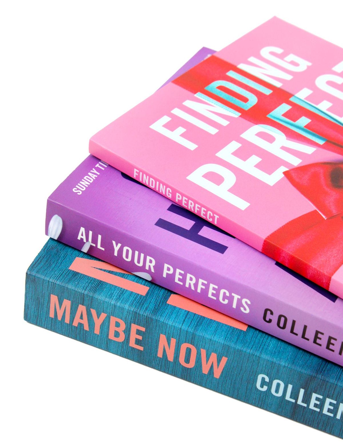 Colleen Hoover Collection 3 Book Set (Maybe Now, Finding Perfect, All your Perfects)