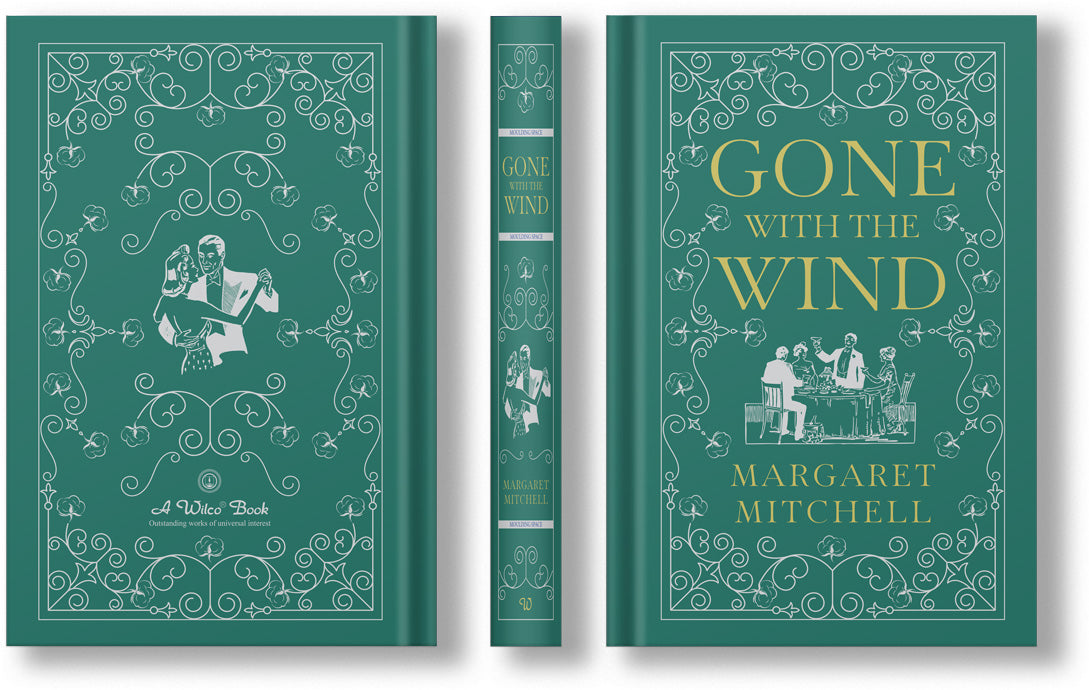 Gone with the Wind by Margaret Mitchell Leather Bound Book – Classic American Literature, Collectible Edition, Timeless Historical Romance Novel
