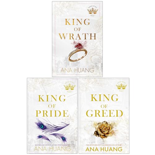 Ana Huang King of Sin Series 3 Books Collection Set – Steamy Romance Book Series (King of Wrath, King of Pride, King of Greed) | Bestselling Fiction