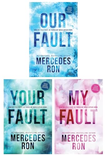 Culpable Series 3-Book Set by Mercedes Ron | My Fault, Your Fault & Our Fault | YA Romance & Drama About Love, Regret, Secrets & Relationships
