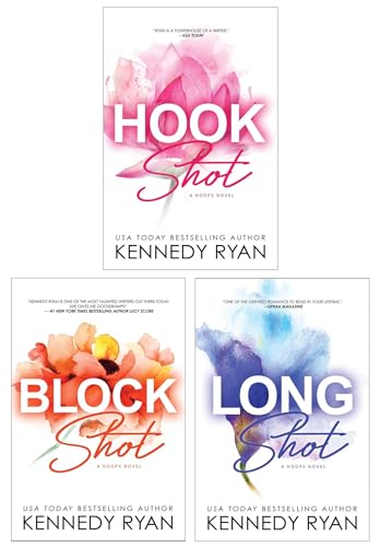 HOOPS Series 3 Book Set by Kennedy Ryan – Long Shot, Block Shot, Hook Shot | YA Sports Romance, Drama, Love, Relationships, Fiction