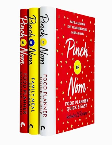 Pinch of Nom Collection 3 Books Set By Kay Featherstone, Kate Allinson, Laura Davis (Pinch of Nom Food Planner Quick and Easy, Everyday Light and Pinch of Nom Family Meal Planner)