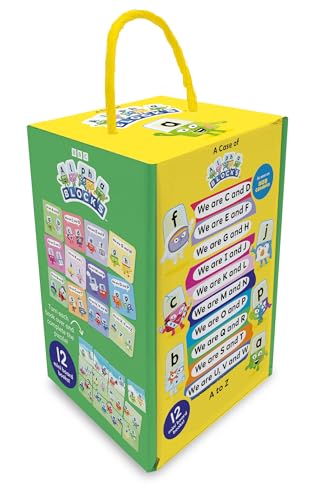 A Case of Alphablocks - 12 Title Board Book Collection Carry Case, Ideal for Holidays and Early Learning and Preschool Ages! (Alphablocks Board Books)