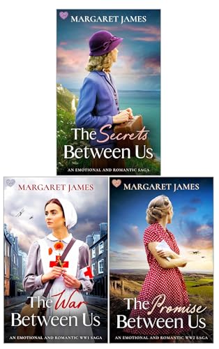 The Denham Family Sagas 3 Books Collection Set by Margaret James (The War Between Us, The Secrets Between Us, The Promise Between Us)