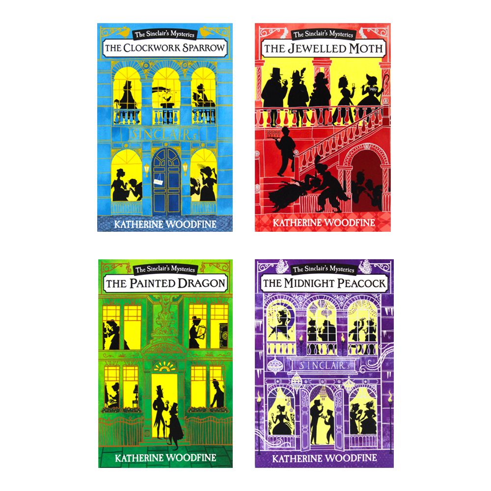 Katherine Woodfine Sinclairs Mysteries 4 Books Collection | Kids Mystery Series Set for Reading, Adventure, School & Bedtime Stories