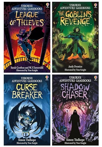 Adventure Gamebooks Series – 4-Book Collection by Simon Tudhope: Interactive Fiction for Kids with Fantasy Quests, Heroes, Goblins & Action