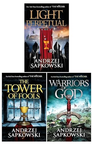 The Hussite Trilogy 3 Books Collection Set by Andrzej Sapkowski (The Tower of Fools, Warriors of God, Light Perpetual)