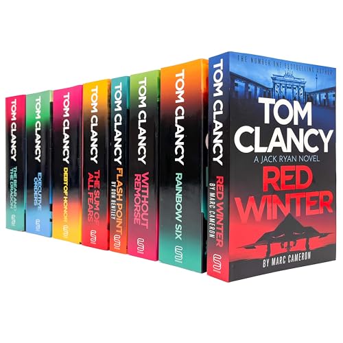 Tom Clancy 8 Book Collection | Red Winter, Without Remorse, Rainbow Six & More | Action, Thriller, Military Fiction by Don Bentley & Marc Cameron