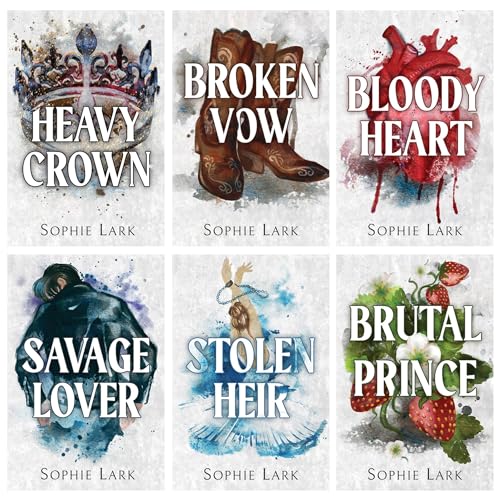 Brutal Birthright Series 6 Books Collection Set – Brutal Prince, Stolen Heir, Savage Lover, Bloody Heart, Broken Vow & Heavy Crown | Romance & Fiction