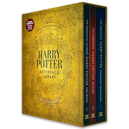 The Unofficial Harry Potter Reference Library Collection 3 Books Box Set (The Unofficial Ultimate Harry Potter Spellbook, The Unofficial Harry Potter Bestiary and Character Compendium)