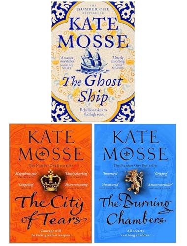 The Joubert Family Chronicles Collection 3 Books Set By Kate Mosse (The City of Tears, The Burning Chambers and The Ghost Ship)