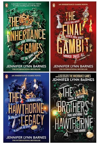 The Inheritance Games Series 4-Book Collection by Jennifer Lynn Barnes – Bestselling YA Mystery Thrillers | Suspenseful & Engaging Must-Read Fiction