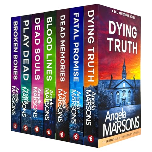 Detective Kim Stone Series 4-10 Collection 7 Books Set By Angela Marsons (Play Dead, Blood Lines, Dead Souls, Broken Bones, Dying Truth, Fatal Promise and Dead Memories)
