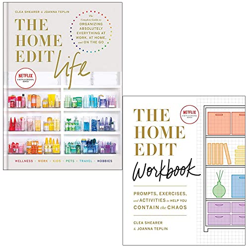 The Home Edit 2 Book Collection: The Home Edit Life & Workbook – Home Organization, Decluttering, Stylish Storage, Practical Tips for Efficient Living