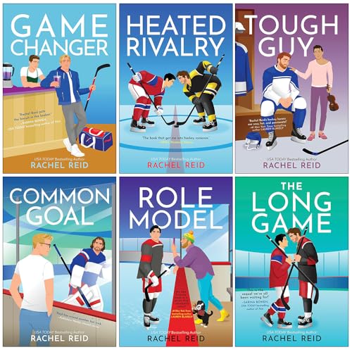 Game Changers Series 1-6 Books Collection Set By Rachel Reid (Game Changer, Heated Rivalry, Tough Guy, Common Goal, Role Model and The Long Game) | Paperback