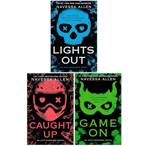 Into Darkness Series 3 Books Collection Set By Navessa Allen (Lights Out, Caught Up and Game On) | Paperback