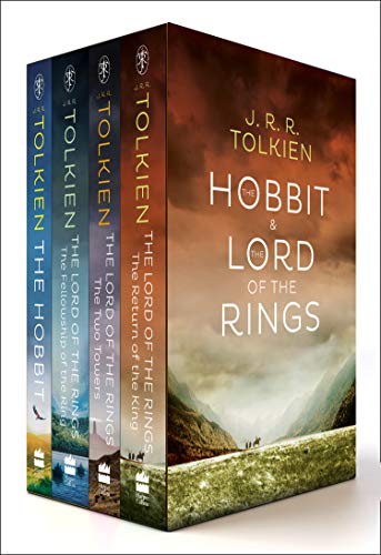 The Hobbit & The Lord of the Rings Boxed Set | J.R.R. Tolkien’s Epic Fantasy Series | Classic Adventure, Collectible Books for Teens & Adults