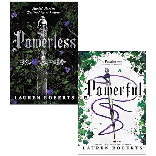 Lauren Roberts Powerless Trilogy Collection– 2 Book Set (Powerless & Powerful)|Thrilling Young Adult Fantasy Adventure,Romance & Action-Packed Fiction