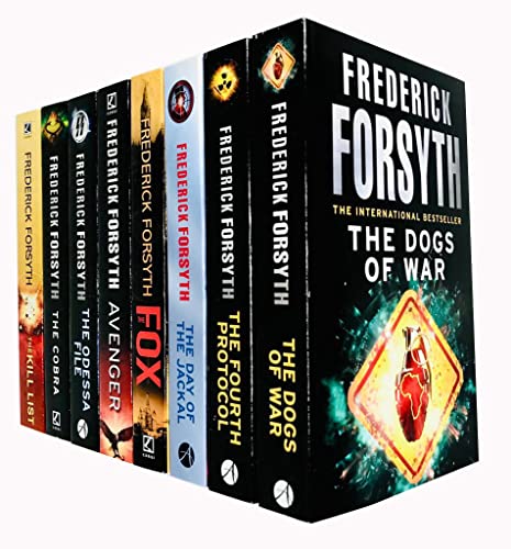 Frederick Forsyth 8-Book Set | The Kill List, The Cobra, Day of the Jackal & More | Spy Thriller, Crime Fiction, Suspense, Bestseller Series