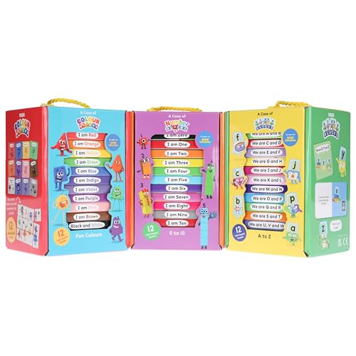 A Case of Numberblocks, Alphablocks and Colourblocks 36 Mini Board Books Collection Set (A Case of Numberblocks, A Case of Alphablocks and A Case of Colourblocks)