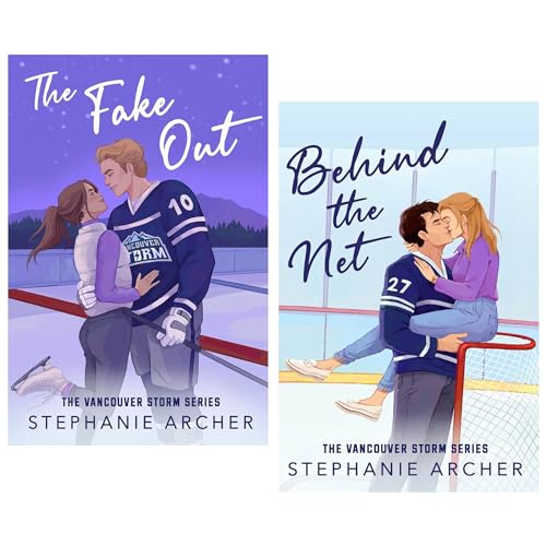 Vancouver Storm Series 2 Book Collection by Stephanie Archer – Behind the Net & The Fake Out | Sports Romance, Teen Fiction, Novels Set