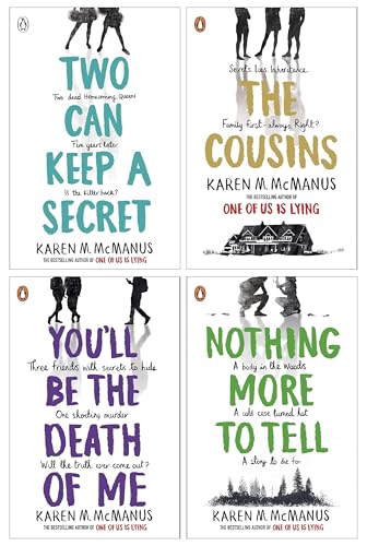 Karen M. McManus Collection 4 Books Set (Two Can Keep a Secret, The Cousins, You'll Be the Death of Me and Nothing More to Tell)