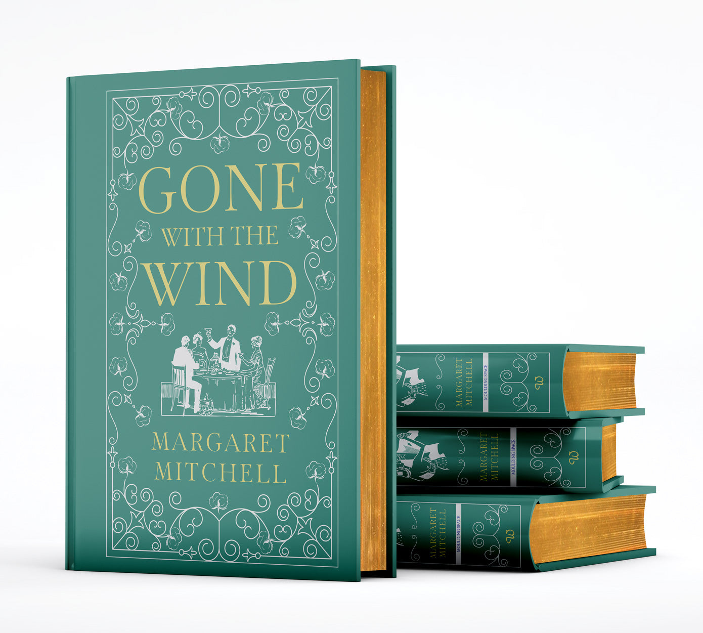 Gone with the Wind by Margaret Mitchell Leather Bound Book – Classic American Literature, Collectible Edition, Timeless Historical Romance Novel