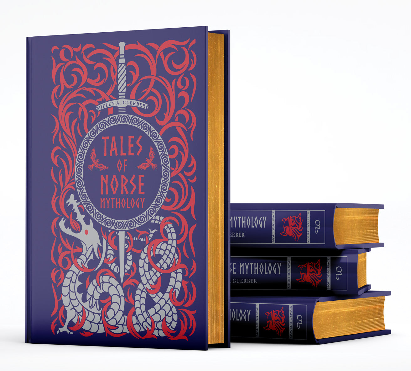 Tales of Norse Mythology Book by Helen A. Guerber | Epic Viking Legends, Gods & Ancient Myths in a Stunning Leather-Bound Collector’s Edition