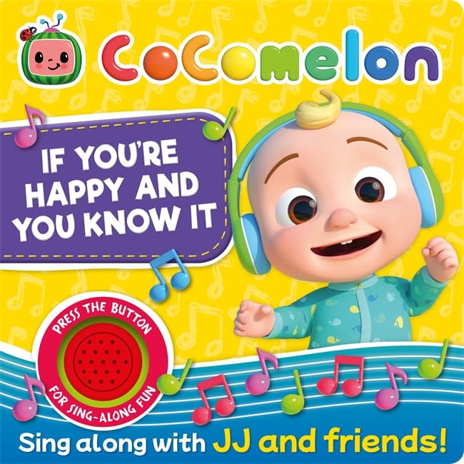CoComelon: If You're Happy and You Know It (Sound Books) | Interactive Musical Board Book for Toddlers