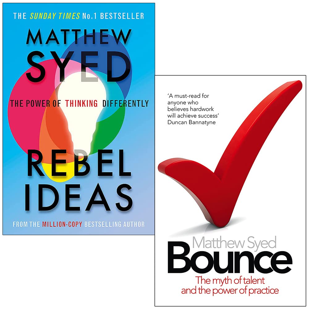 Rebel Ideas and Bounce By Matthew Syed 2 Books Collection Set