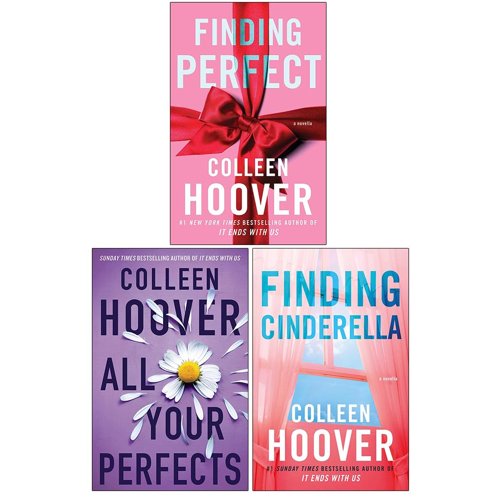 Colleen Hoover Collection – 3 Book Set (Finding Cinderella, Finding Perfect, All Your Perfects) | Emotional & Heartfelt Contemporary Romance Fiction