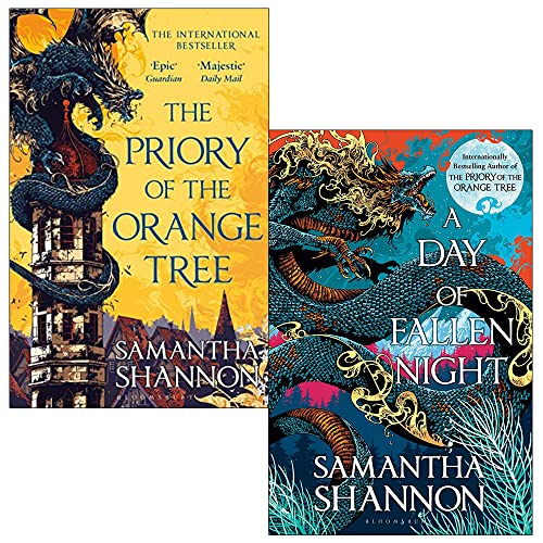 The Roots of Chaos Series 2 Books Collection Set By Samantha Shannon (The Priory of the Orange Tree, A Day of Fallen Night)