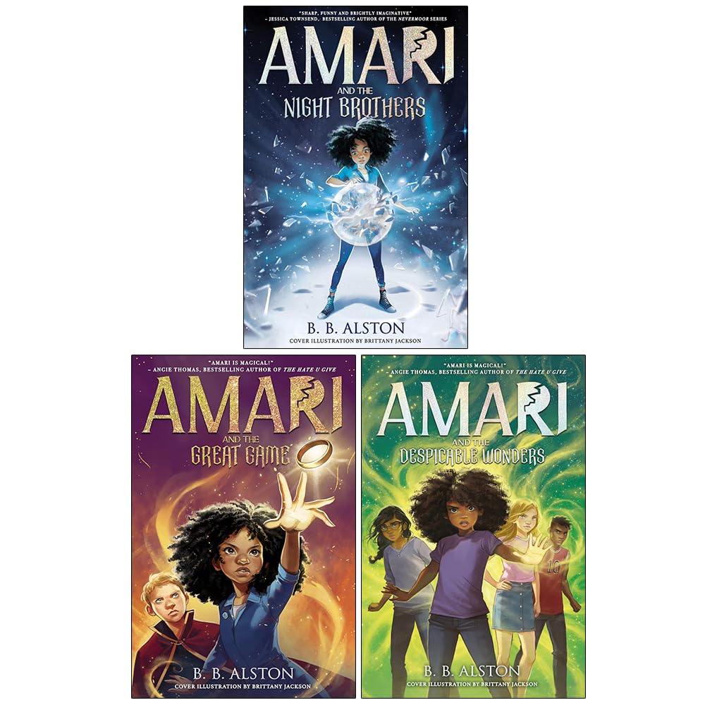 Amari and the Night Brothers Series 1-3 Books Collection Set By BB Alston (Amari and the Night Brothers, Amari and the Great Game and Amari and the Despicable Wonders)