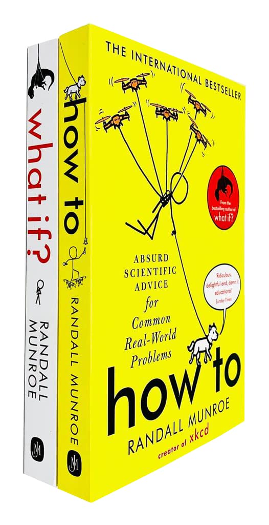 Randall Munroe Collection 2 Books Set (How To and What If?)