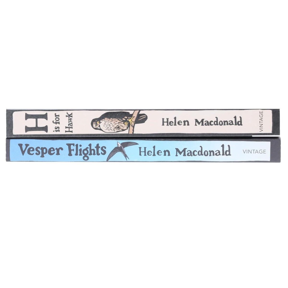 Helen Macdonald 2 Books Collection Set | H Is for Hawk & Vesper Flights | Nature Writing, Memoir & Essays (Paperback)