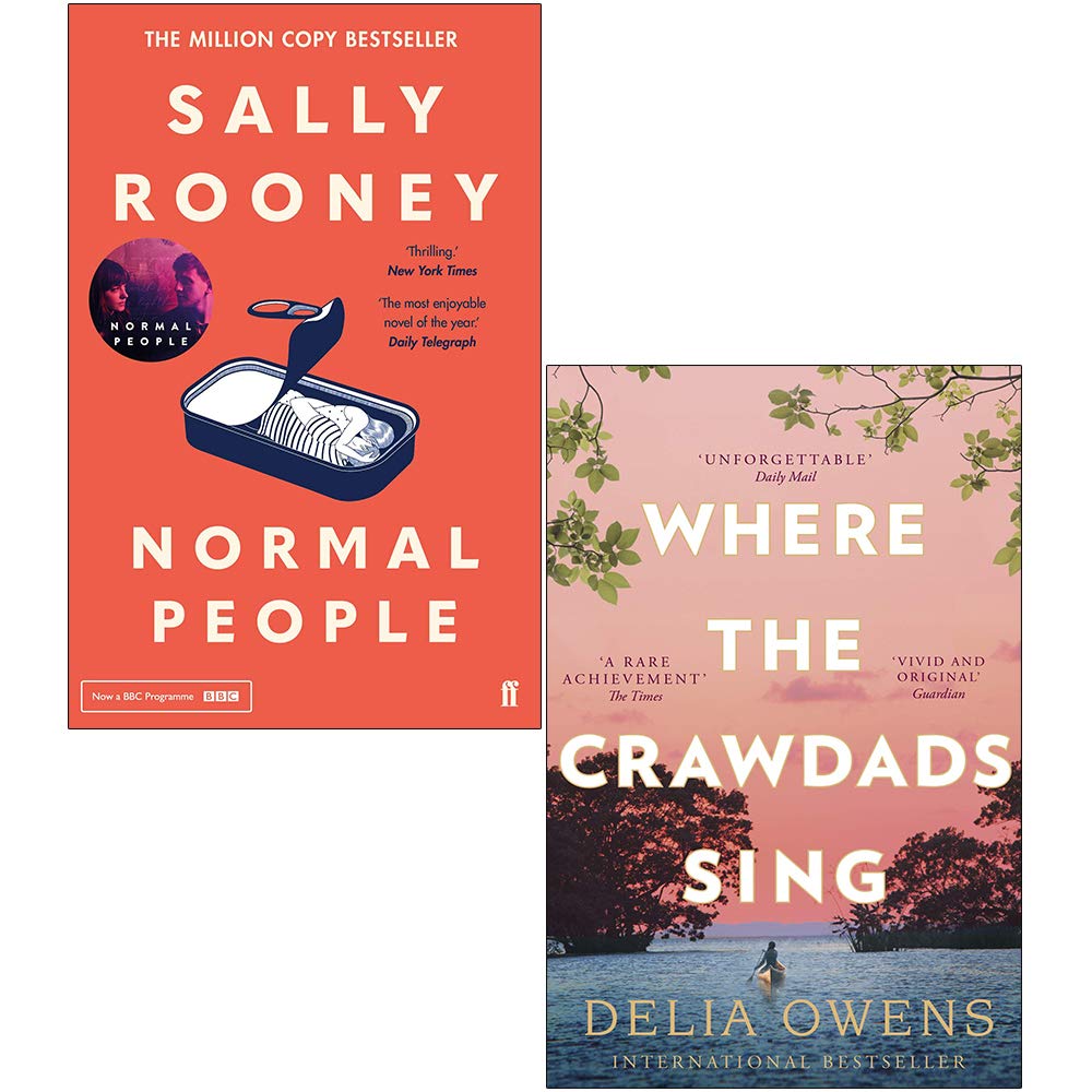 Normal People, Where the Crawdads Sing 2 Books Collection Set