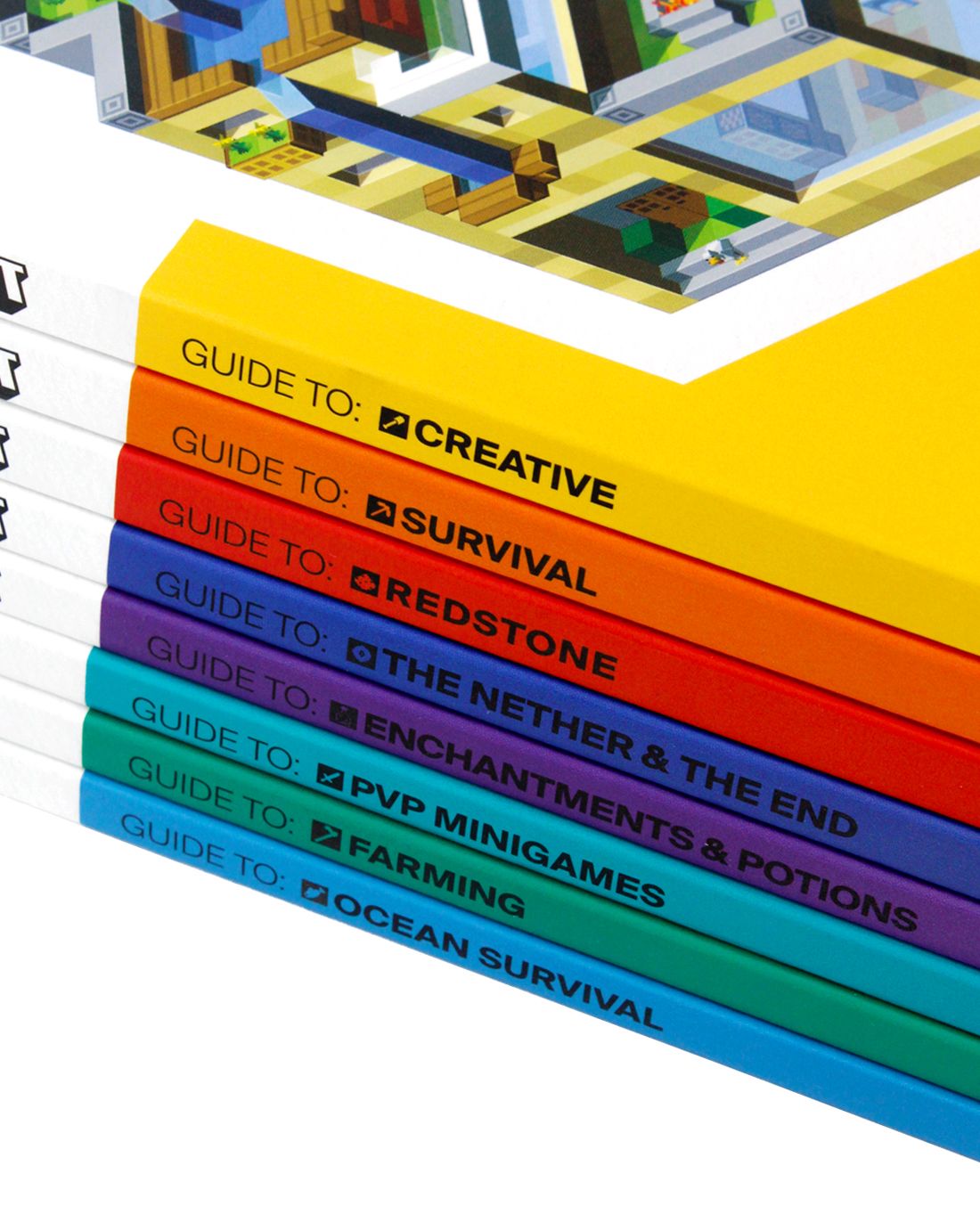 The Official Minecraft Guide Collection 8-Book Box Set by Mojang – Ultimate Minecraft Books for Building, Survival, Redstone & More