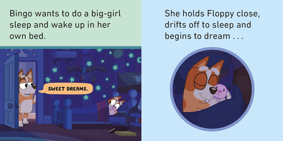 Bluey: Bedtime Little Library Includes – Fruit Bat, Daddy Putdown, Burger Shop & Sleepytime | Board Book Set for Toddlers