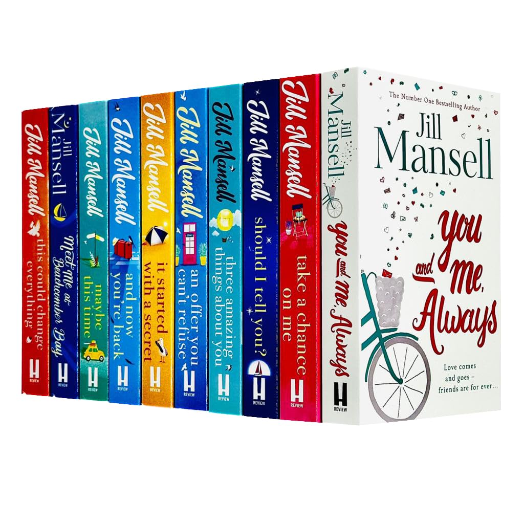 Jill Mansell Collection 10 Book Set – Romance Fiction Novels, Love Stories, Contemporary Women’s Fiction, Bestselling Paperback Collection