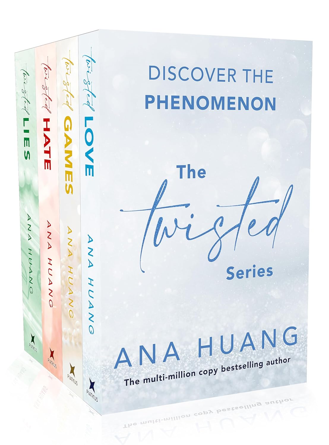 Twisted Series 4-Book Set by Ana Huang | Bestselling Contemporary Romance Novels – Love, Drama & Passion (Twisted Love, Games, Hate & Lies)