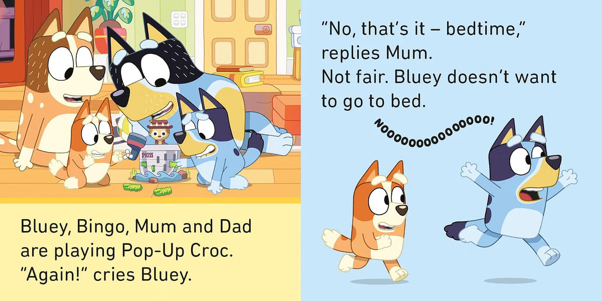 Bluey: Bedtime Little Library Includes – Fruit Bat, Daddy Putdown, Burger Shop & Sleepytime | Board Book Set for Toddlers