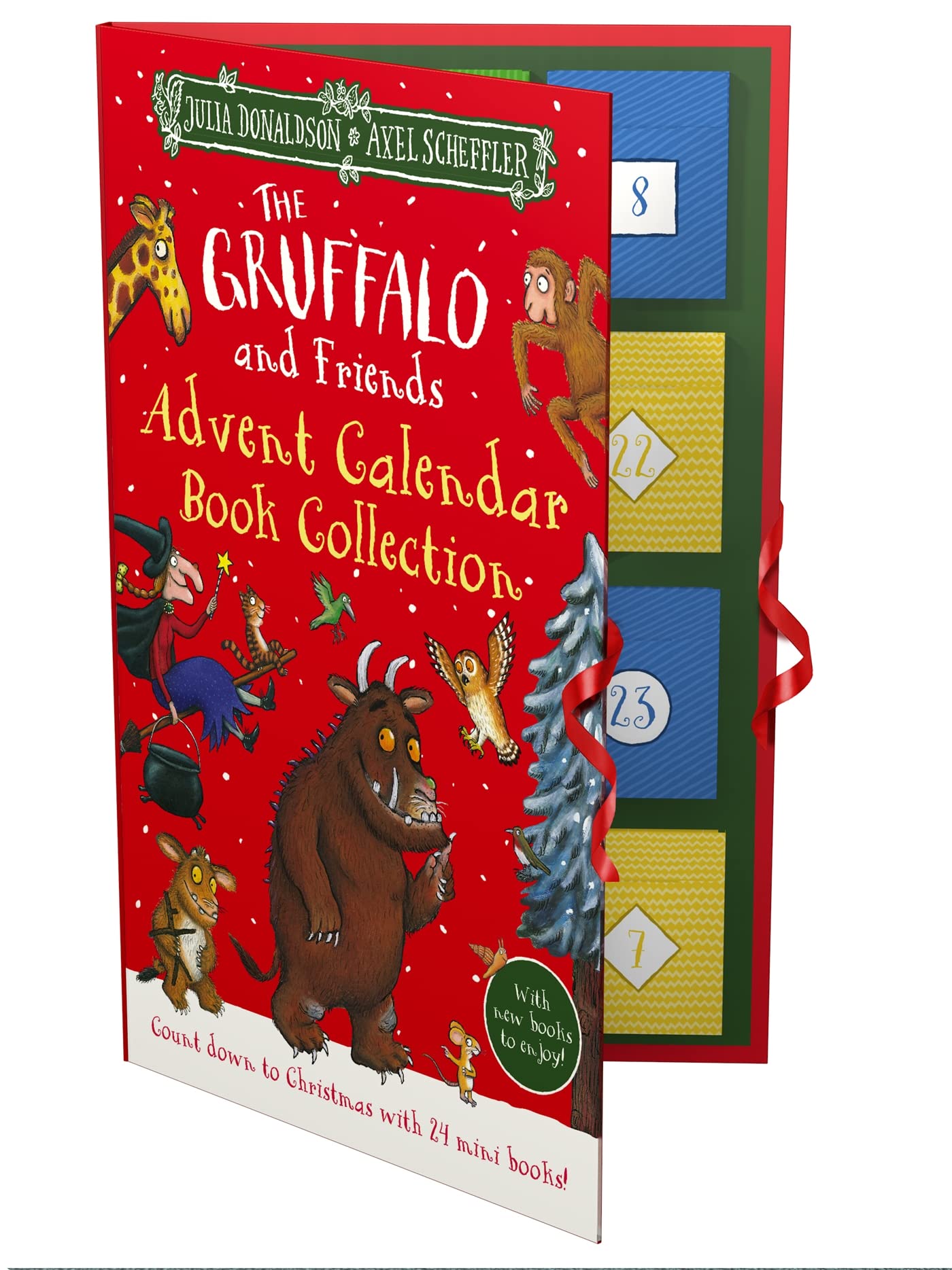 The Gruffalo and Friends Advent Calendar Book Collection (2022) - 24 Hardback Books for 5-12 years By Julia Donaldson & Axel Scheffler