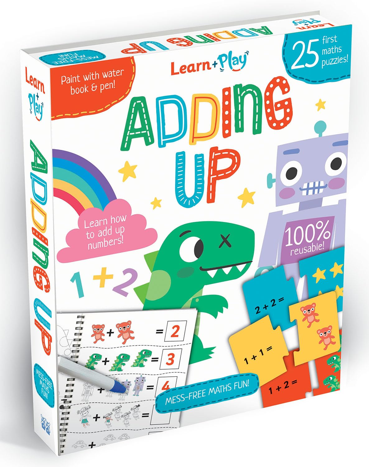 Learn and Play Adding Up by Robyn Gale | Early Learning Activity Kit for Ages 10 Months+