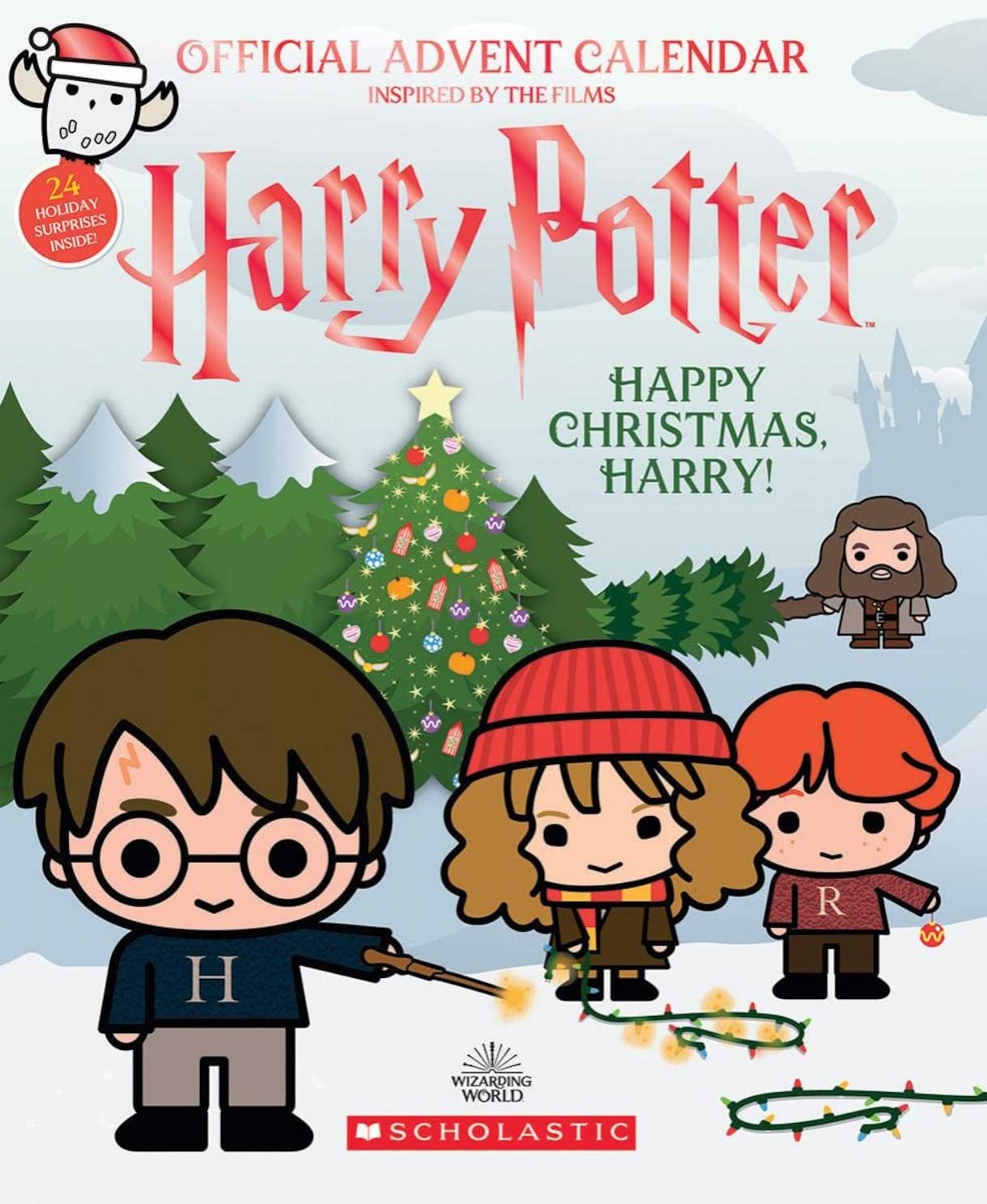 Official Harry Potter Advent Calendar – Magical Christmas Countdown Gift Box with 24 Wizarding World Surprises for Holiday Collectors & Fans