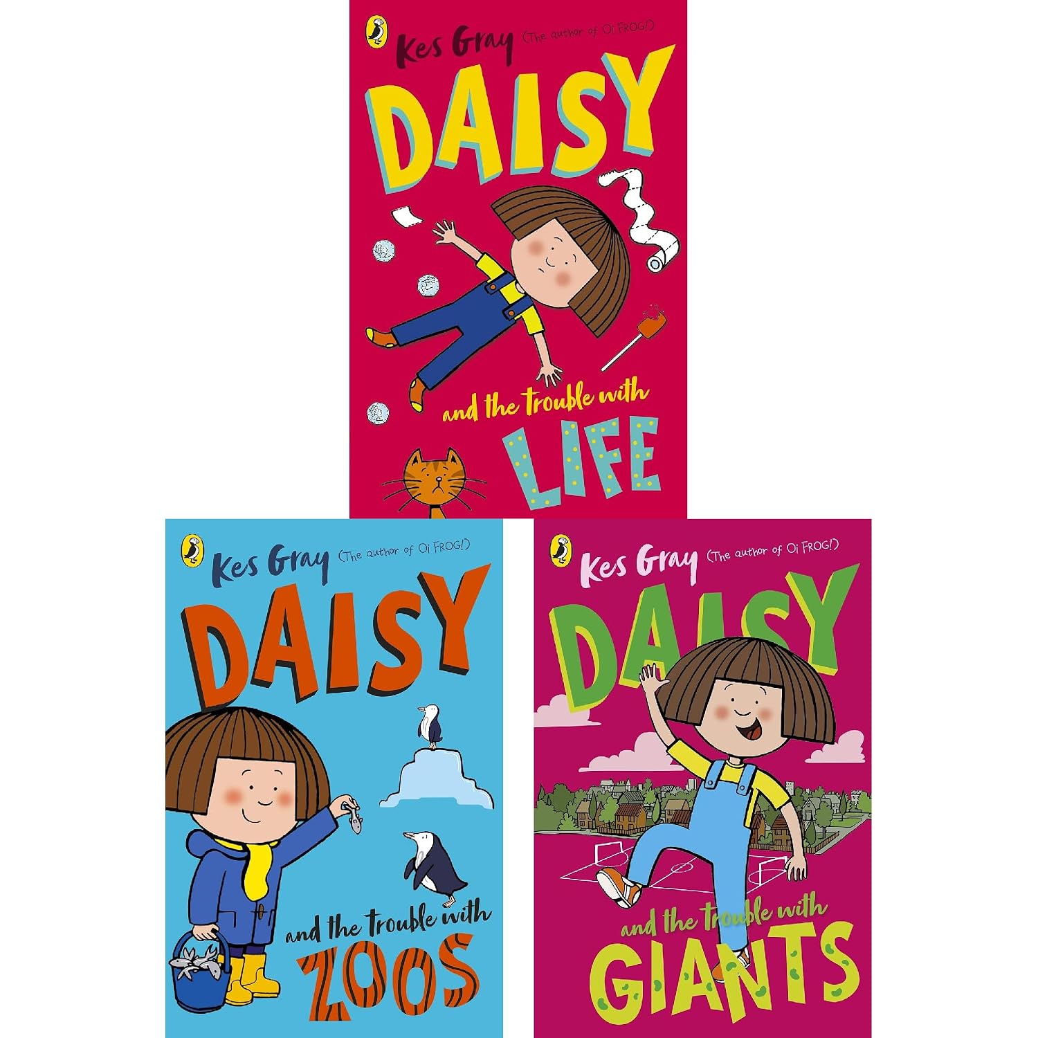 Daisy's Ultimate Trouble 1-18 Books Collection Set by Kes Gray (Paperback)