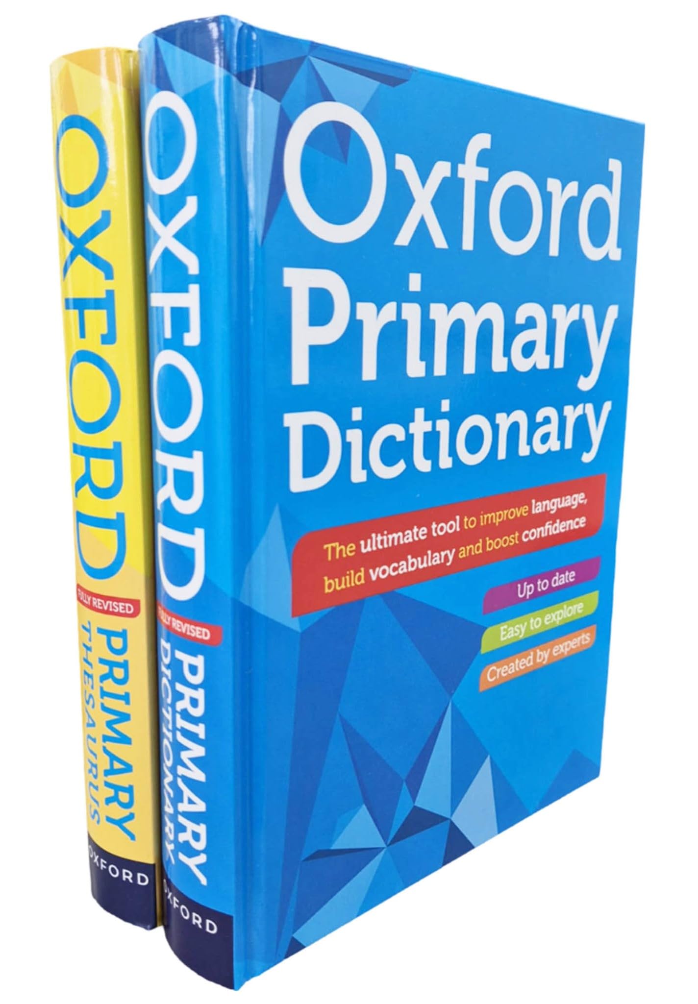 Oxford Primary Dictionary & Thesaurus 2-Book Collection Set|Essential Language & Vocabulary Guides for Children| Educational Study & Learning Resource