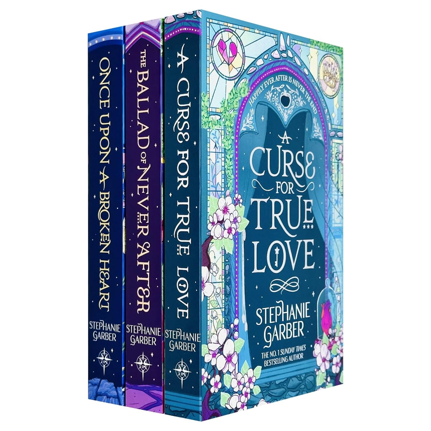 Once Upon a Broken Heart Series 3 Book Collection Set by Stephanie Garber – YA Fantasy Romance, Magic, Curses, Love Stories, Enchanted Adventure